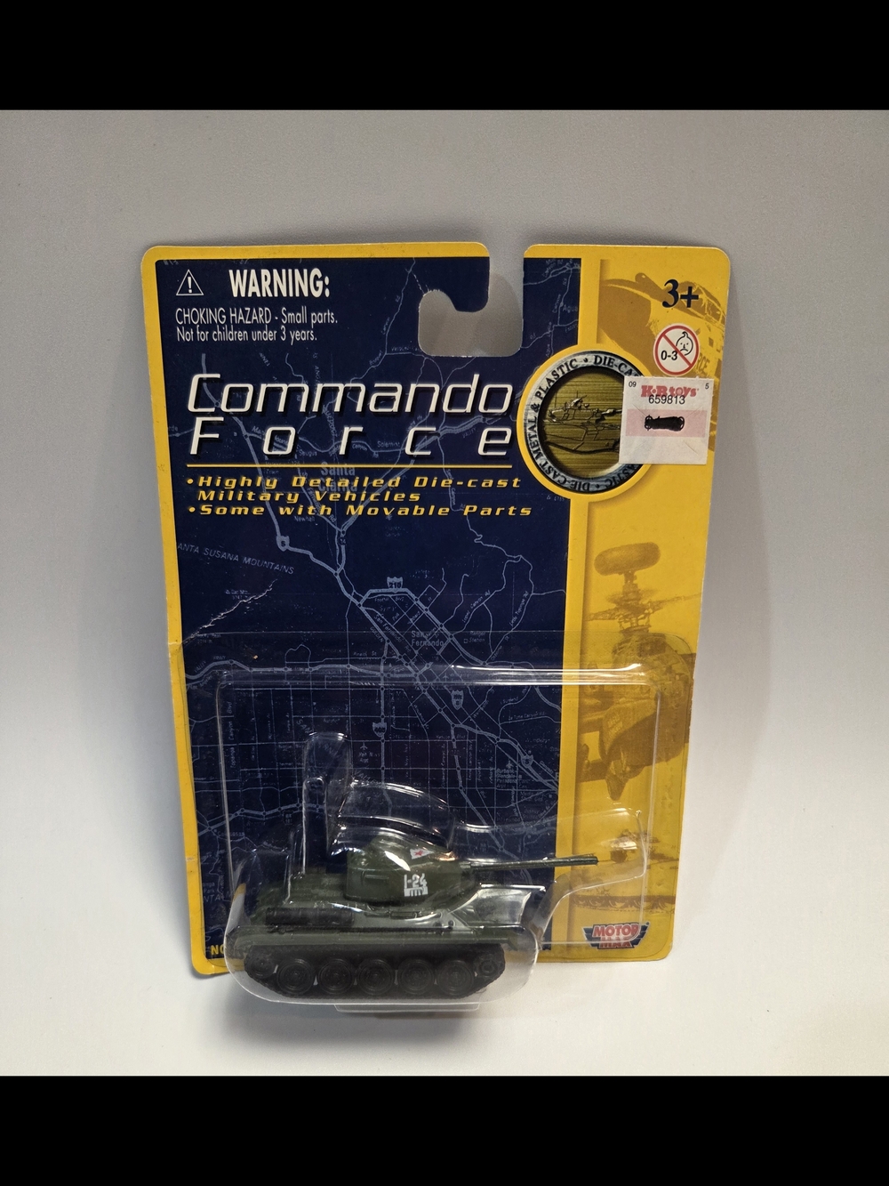 Commando Green Die-Cast Military Tank Toy - Kids Toys